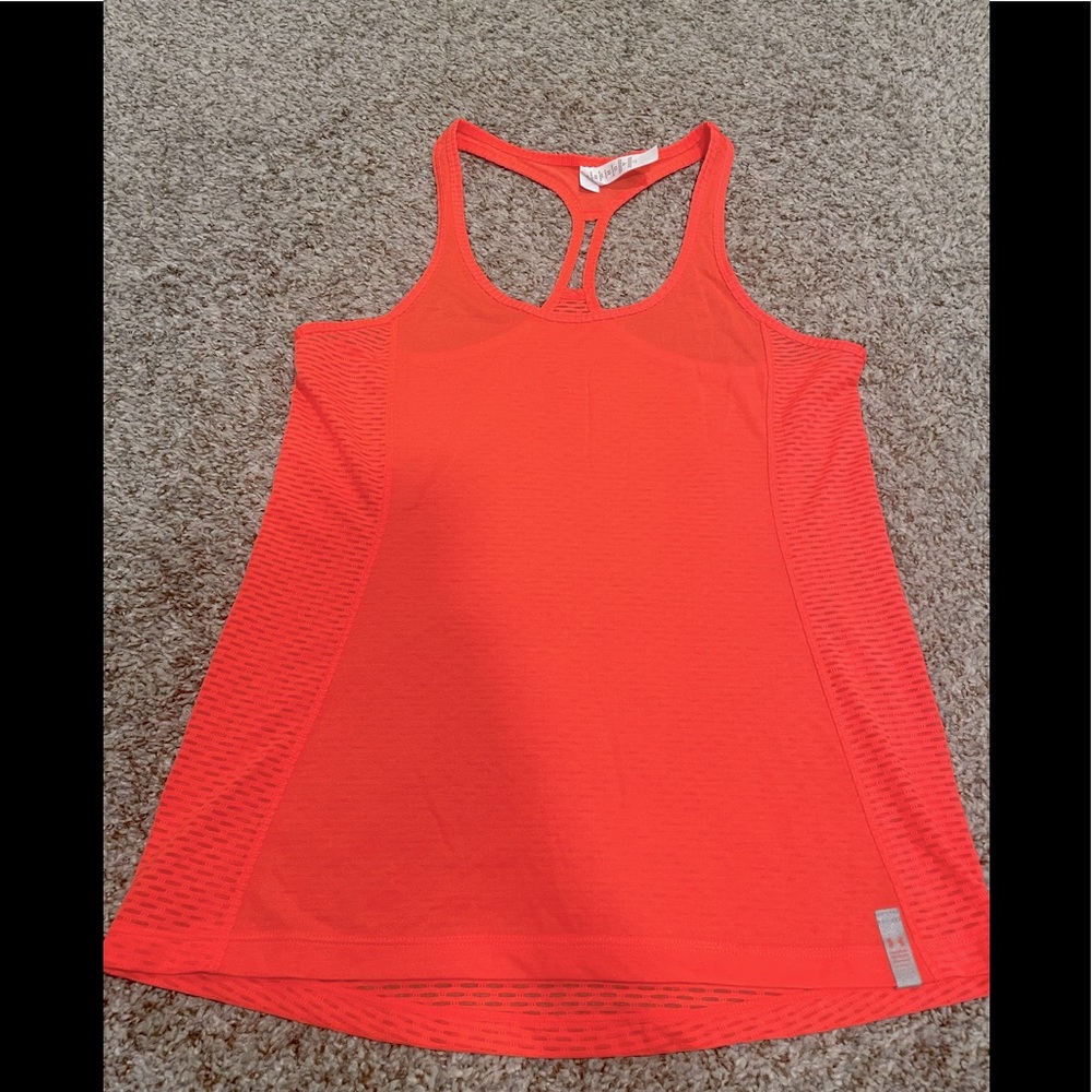 NWOT Bright Orange under Armour Tank